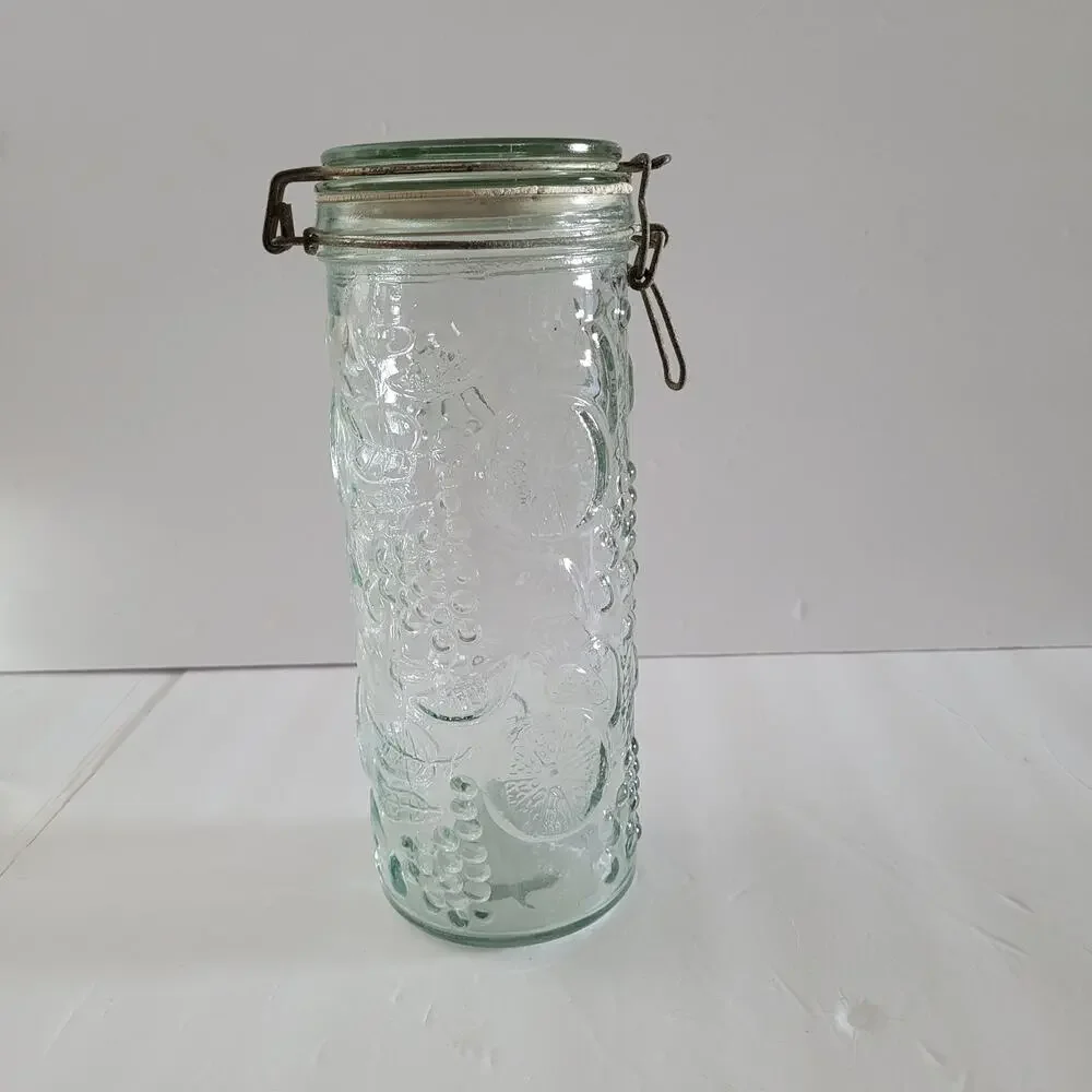 Charming Fruit Texture Glass Jar - 10